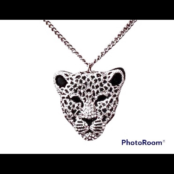 🐆 LEOPARD RHINESTONE NECKLACE 🐆